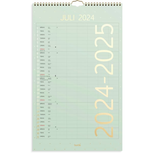 Familienkalender 24/25 - Farbe