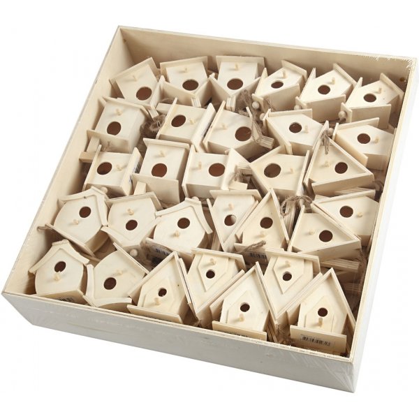 Vogelhäuschen Mini - 6 x 10 Stk Vogelhäuschen Mini - 6 x 10 Stk