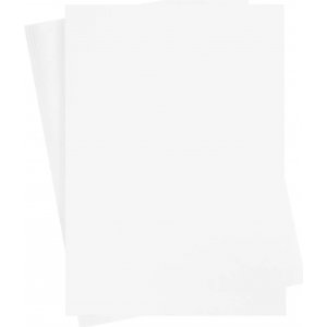 Farbiger Karton - weiß - 270 g - 10 Blatt Farbiger Karton - weiß - 270 g - 10 Blatt