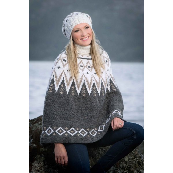 Strickanleitung - Poncho und Mtze (1411-5)