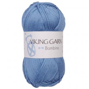 Wikingergarn Bambino 50g - Mittelblau (425) Wikingergarn Bambino 50g - Mittelblau (425)