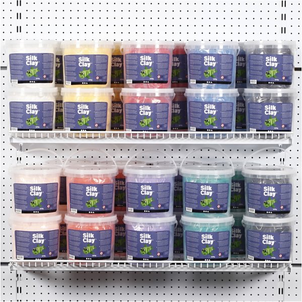 Silk Clay - gemischte Farben - 10 x 650 g