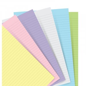 Nachfüllung für Filofax-Notizbuch Pastellfarben - A5 Nachfüllung für Filofax-Notizbuch Pastellfarben - A5