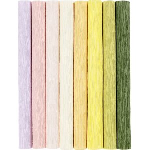 Krepppapier - Pastellfarben - 8 Blatt Krepppapier - Pastellfarben - 8 Blatt