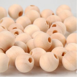 Holzperlen - Ø10 mm - 40 Stk Holzperlen - Ø10 mm - 40 Stk