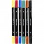 Textilmarker - Standardfarben - 6 Stk Textilmarker - Standardfarben - 6 Stk