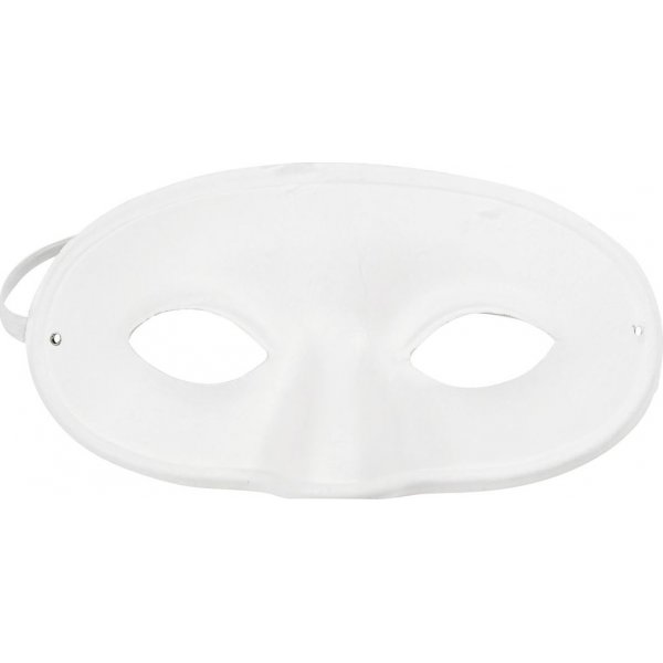 Halbmaske - wei - 10 Stk