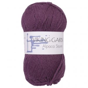 Wikingergarn Alpaca Storm 50g - Dunkellila (569) Wikingergarn Alpaca Storm 50g - Dunkellila (569)
