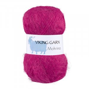 Wikingergarn Mohrino 50g - Himbeerrot (565) Wikingergarn Mohrino 50g - Himbeerrot (565)