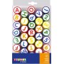 Stempel - Buchstaben & Zahlen - 35 Stk