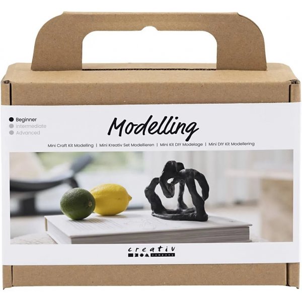 Mini-DIY-Kit Modellieren, schwarz, Bildhauerei