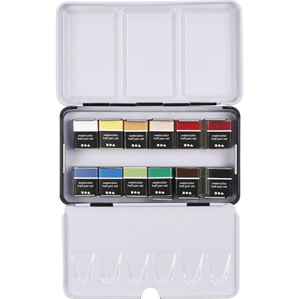 Art Aqua Aquarellfarben - Standardfarben - 12 Stk