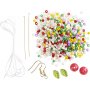 Mini-DIY-Schmuckset - elastisches Armband und Ohrring