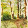 Kundenbild Aquarellblock, geklebte kaltgepresste Bögen, 300 g - A4