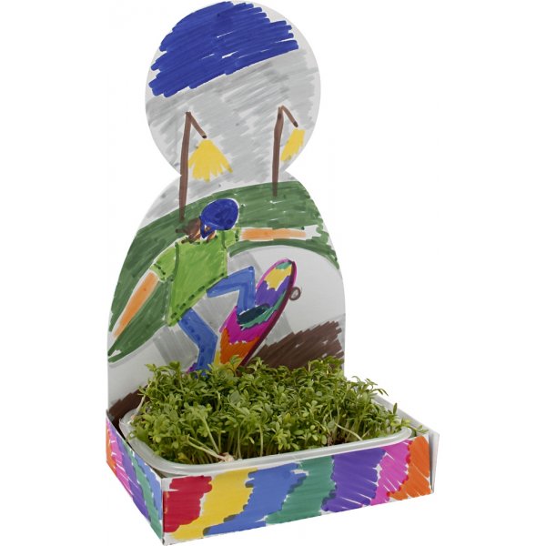 Figurenfrmige Kinderzimmerboxen - wei - 6 Stk