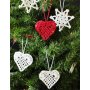 Hkelanleitung - Gehkeltes Tischset, Serviettenring, runder und quadratischer Korb, Christbaumschmuck