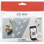 Mini-DIY-Kit Weihnachtsmanntr - Fuabdruck
