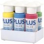 Plus Color Hobbyfarbe - Grundfarben - 6 x 60 ml