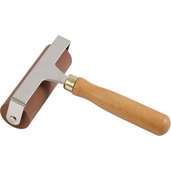 Gummiwalze/Linoleumwalze - 9,8 cm