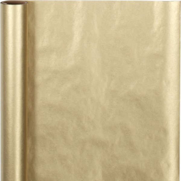 Geschenkpapier - Gold - 5 m