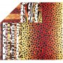 Gemusterter Karton - Tiere - A4 - 10 Blatt