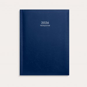 Wochenjournal 2026, Kunstleder, Dunkelblau Wochenjournal 2026, Kunstleder, Dunkelblau