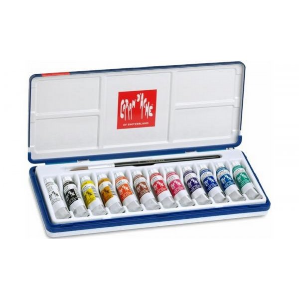 Gouachefarbe Caran d'Ache - 12x10ml Tuben