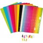 Buchstaben und Zahlen aus Karton und Wellpappe - 10 Blatt
