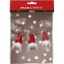 Mini-DIY-Kit - Weihnachtsmnner an einer Schnur