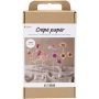 DIY Kit Krepppapier, Pastellfarben, Blume