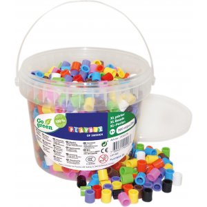 XL-Röhrenperlen Go Green 10 Farbmix - 900 Stk XL-Röhrenperlen Go Green 10 Farbmix - 900 Stk