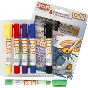 Playcolor Textilfarbe - gemischte Farben - 6 Stk Playcolor Textilfarbe - gemischte Farben - 6 Stk