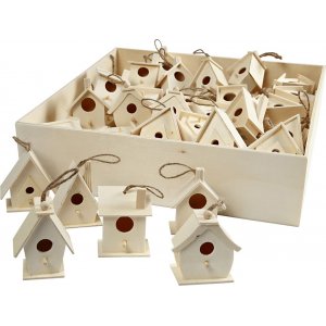 Vogelhäuschen Mini - 6 x 10 Stk Vogelhäuschen Mini - 6 x 10 Stk