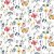 Wachstuch PVC Summer Meadow - Blau