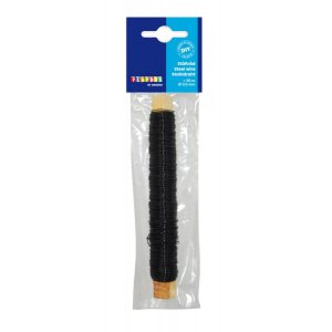 Metalldraht 0,5 mm schwarz - 50 m Metalldraht 0,5 mm schwarz - 50 m
