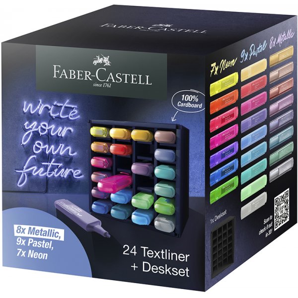 Textmarker-Set - Faber-Castell - TL 46 - 24 Stifte