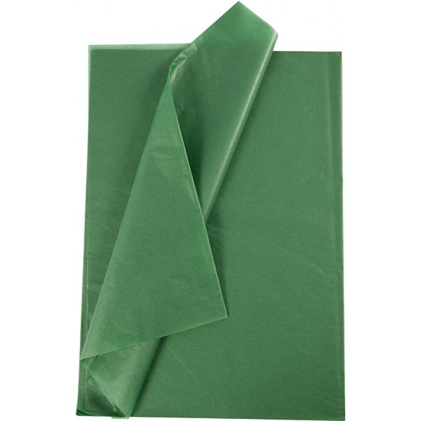 Seidenpapier - grn - 50 x 70 cm - 14 g - 10 Blatt