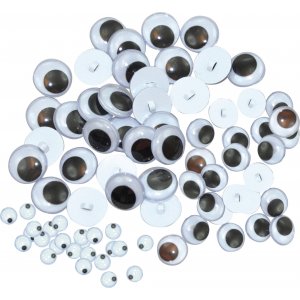 Augen mit Schlaufen - 150 Stk Augen mit Schlaufen - 150 Stk
