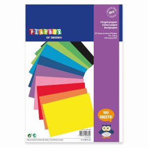 Farbiges Papier A4, 80 g, 100 Blatt Farbiges Papier A4, 80 g, 100 Blatt