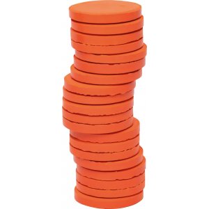 Farbpucks ø 30 mm - Orange - 20 Stk Farbpucks ø 30 mm - Orange - 20 Stk