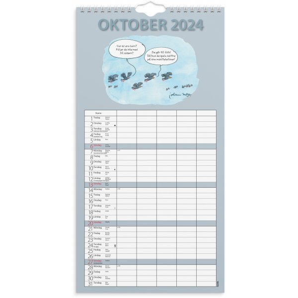 Familienkalender 24/25 - Spa