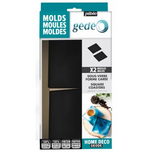 Modellieren - Pebeo Gédéo - Quadratische Silikonform 2er-Pack Modellieren - Pebeo Gédéo - Quadratische Silikonform 2er-Pack