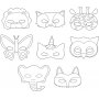 Papiermasken Tiere 16 Stk