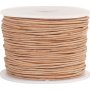 Lederband - Beige - 1 mm - 50 m