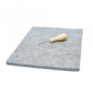 Strickfilz-Set 180 x 250 x 10 mm - 2 Teile, Filz + Nadel Strickfilz-Set 180 x 250 x 10 mm - 2 Teile, Filz + Nadel
