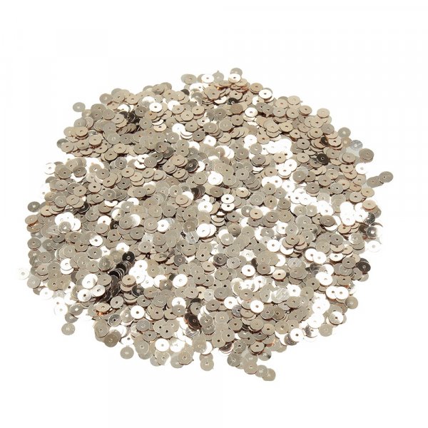 Pailletten, rund/flach 6 mm - 1 kg