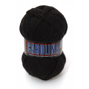 Carolina-Garn - 50 g - Schwarz (25) Carolina-Garn - 50 g - Schwarz (25)