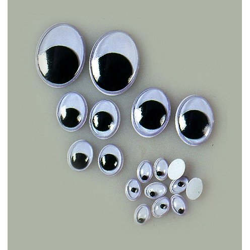 Augen bewegliche Pupille - oval