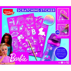 Barbie - Maped - holografische Kratzaufkleber (ab 5 Jahren) Barbie - Maped - holografische Kratzaufkleber (ab 5 Jahren)