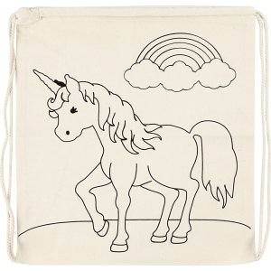 Turnbeutel - hell natur - Einhorn Turnbeutel - hell natur - Einhorn